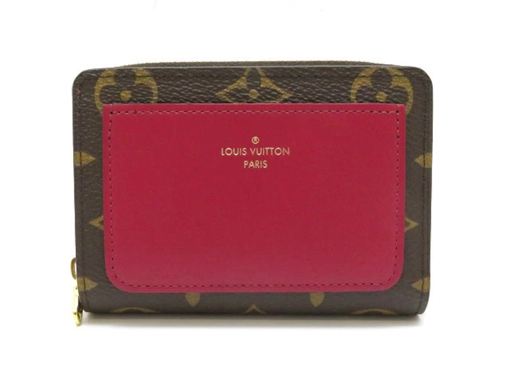 LOUIS VUITTON Portefeuille Lou Monogram Fuschia Pink